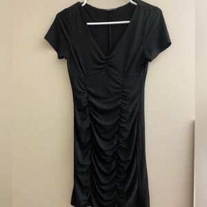Black bodycon dress